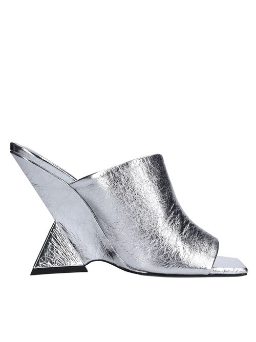 Leather mules THE ATTICO | 236WS634 L070ARGENTO